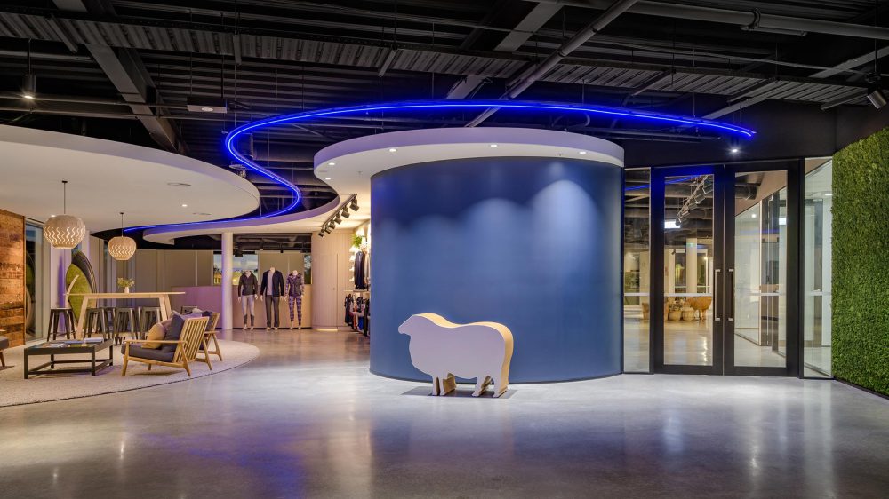 New Zealand Merino — showroom and workplace fit-out, Christchurch