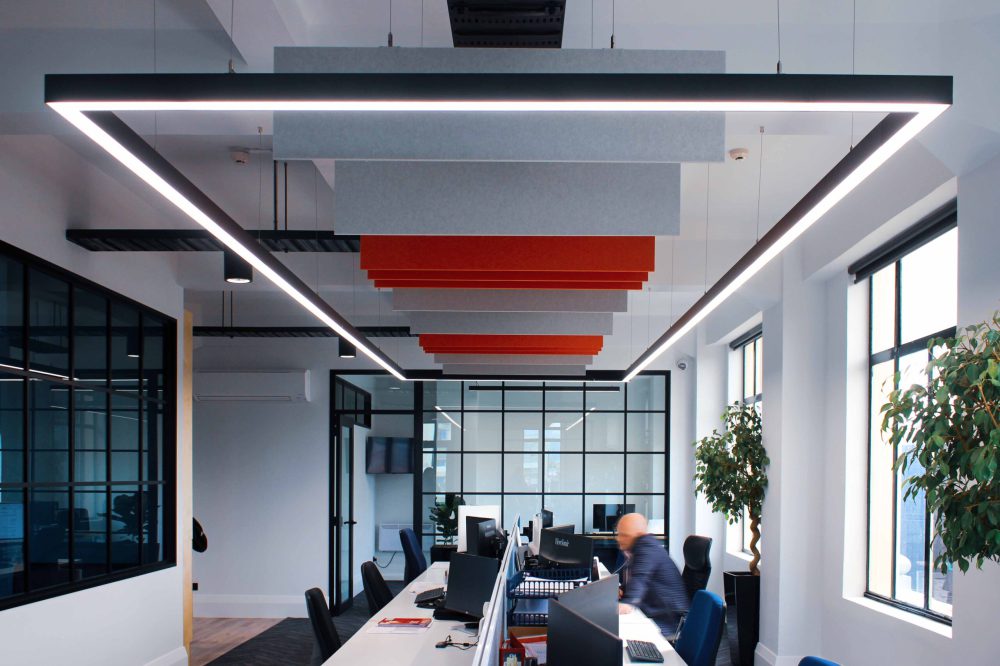 Vision Systems — office fit-out, by Angus Interiors